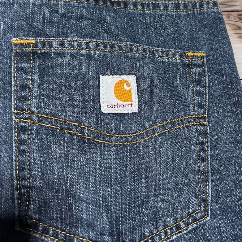 Carhartt Jeans Relaxed Fit Blue Size 38 x 34 - Picture 7 of 8
